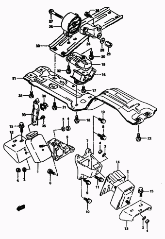 Vitara/Sidekick SE416 SE416-3 (E24)