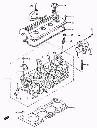 Vitara/Sidekick SE416 SE416 (E03,E28,E33,E60:MY 1996)