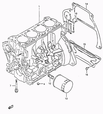 Vitara/Sidekick SE416 SE416 (MY:97-98, Santana)