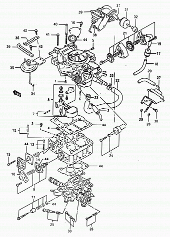 Vitara/Sidekick SE416 SE416 (MY:97-98, Santana)