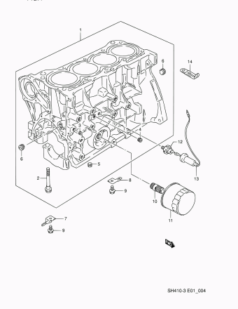 Alto - A-Star/Celerio/800/Fronte/Cultus SH410 SH410-3 (Maruti)