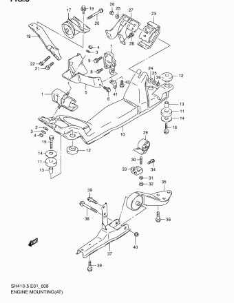 Alto - A-Star/Celerio/800/Fronte/Cultus SH410 SH410-5 (Maruti)