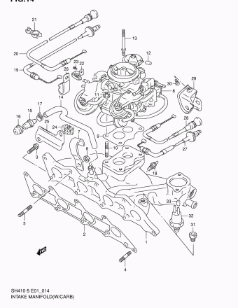 Alto - A-Star/Celerio/800/Fronte/Cultus SH410 SH410-5 (Maruti)