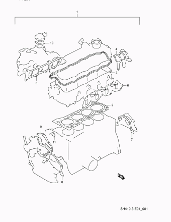 Alto - A-Star/Celerio/800/Fronte/Cultus SH410 SH410-3 (Maruti)