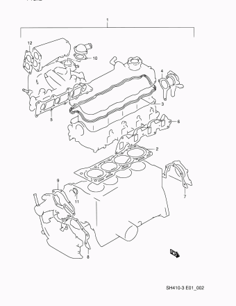 Alto - A-Star/Celerio/800/Fronte/Cultus SH410 SH410-3 (Maruti)