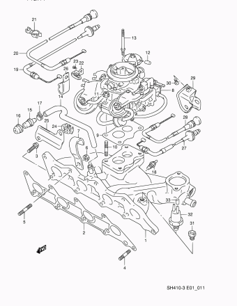 Alto - A-Star/Celerio/800/Fronte/Cultus SH410 SH410-3 (Maruti)