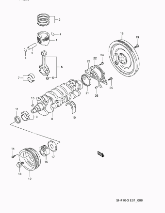 Alto - A-Star/Celerio/800/Fronte/Cultus SH410 SH410-3 (Maruti)