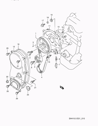Alto - A-Star/Celerio/800/Fronte/Cultus SH410 SH410-3 (Maruti)