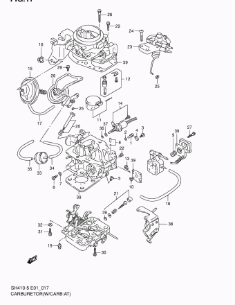 Alto - A-Star/Celerio/800/Fronte/Cultus SH410 SH410-5 (Maruti)