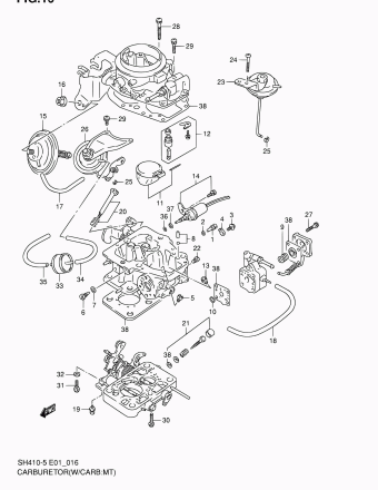 Alto - A-Star/Celerio/800/Fronte/Cultus SH410 SH410-5 (Maruti)