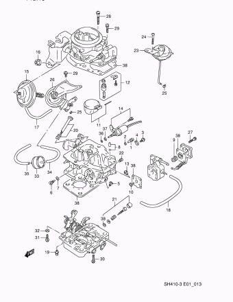 Alto - A-Star/Celerio/800/Fronte/Cultus SH410 SH410-3 (Maruti)