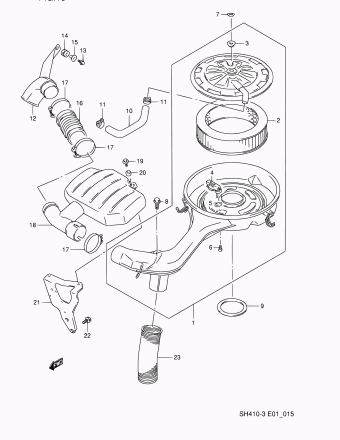Alto - A-Star/Celerio/800/Fronte/Cultus SH410 SH410-3 (Maruti)
