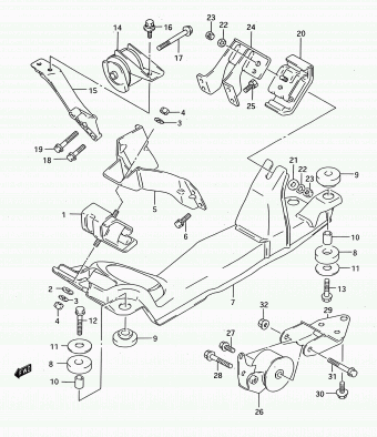 Alto - A-Star/Celerio/800/Fronte/Cultus SH410 31T