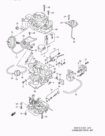 Alto - A-Star/Celerio/800/Fronte/Cultus SH410 SH410-4 (Maruti)