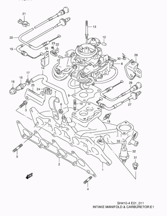 Alto - A-Star/Celerio/800/Fronte/Cultus SH410 SH410-4 (Maruti)