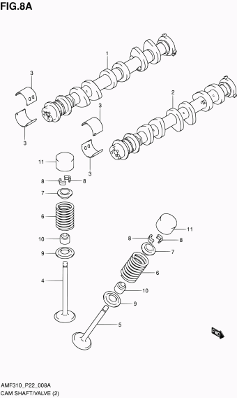 Alto - A-Star/Celerio/800/Fronte/Cultus AMF310 AMF310-2 (E02,E22)