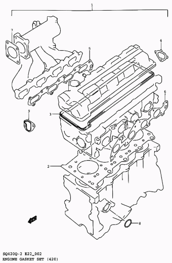Grand Vitara SQ420 SQ420Q (MY:01-04,CAMI)