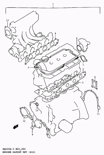 Grand Vitara SQ416 SQ416Q (MY:01-04,CAMI)