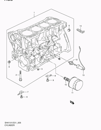 Alto - A-Star/Celerio/800/Fronte/Cultus SH410 SH410-5 (Maruti)