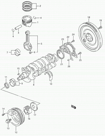 Alto - A-Star/Celerio/800/Fronte/Cultus SH410 SH410-2 (Maruti)