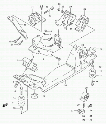 Alto - A-Star/Celerio/800/Fronte/Cultus SH410 SH410-2 (Maruti)