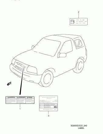 Grand Vitara SQ420 SQ420Q (MY:99-00,CAMI)