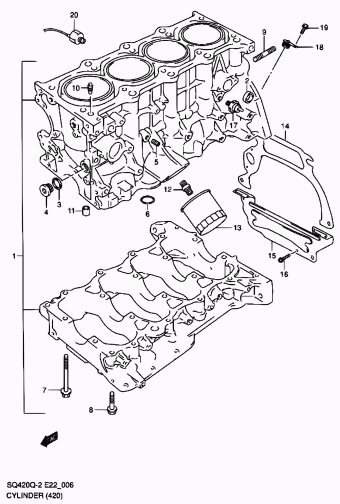 Grand Vitara SQ420 SQ420Q (MY:01-04,CAMI)
