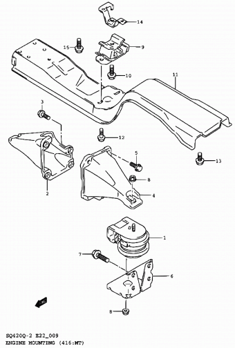 Grand Vitara SQ416 SQ416Q (MY:01-04,CAMI)