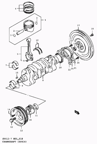 Baleno/Esteem SY416 SY416-7