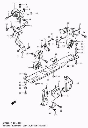 Baleno/Esteem SY416 SY416-7