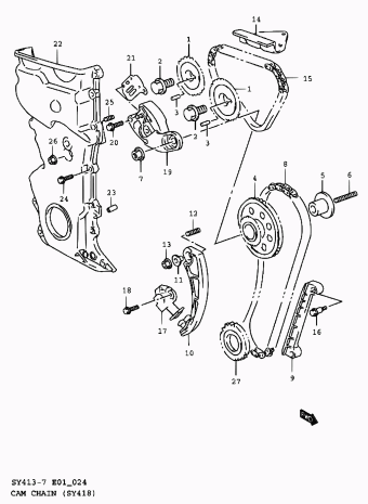 Baleno/Esteem SY418 SY418-7