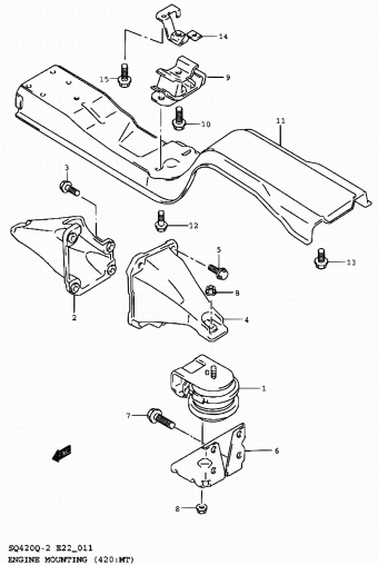 Grand Vitara SQ420 SQ420Q (MY:01-04,CAMI)