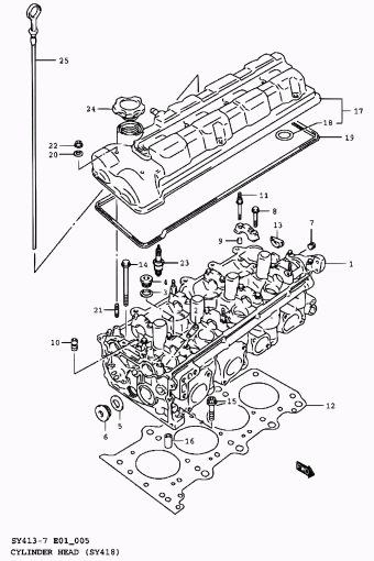 Baleno/Esteem SY418 SY418-7