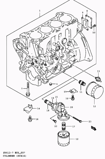Baleno/Esteem SY416 SY416-7