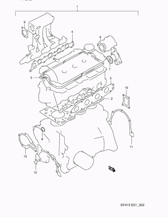 Baleno/Esteem SY416 SY416 (E01)