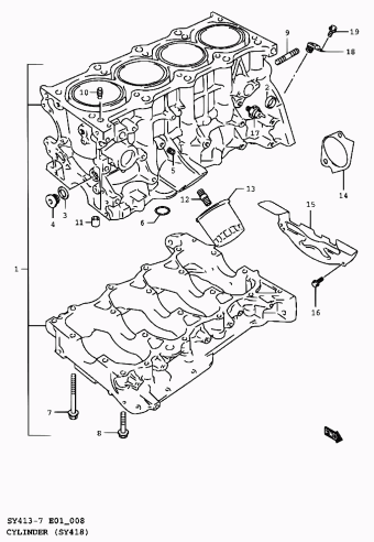 Baleno/Esteem SY418 SY418-7