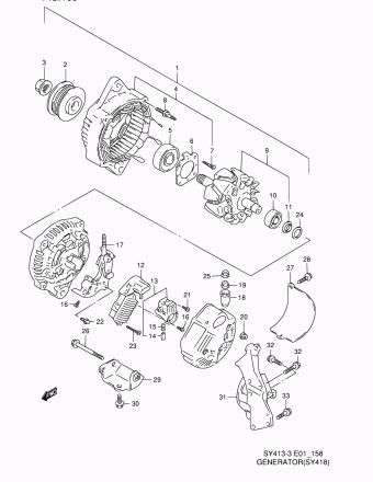 Baleno/Esteem SY418 SY418-5