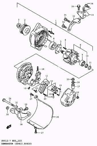 Baleno/Esteem SY416 SY416-7