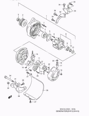 Baleno/Esteem SY416 SY416-4
