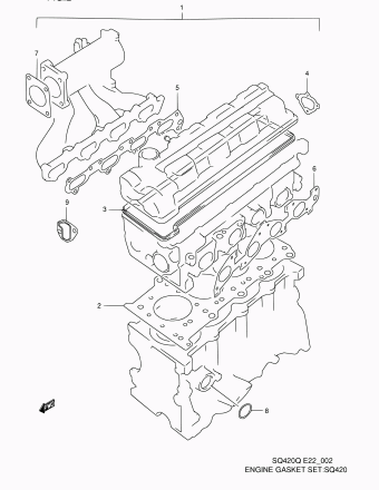 Grand Vitara SQ420 SQ420Q (MY:99-00,CAMI)