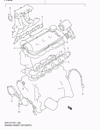 Alto - A-Star/Celerio/800/Fronte/Cultus SH410 SH410-5 (Maruti)