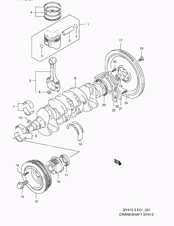 Baleno/Esteem SY413 SY413-3