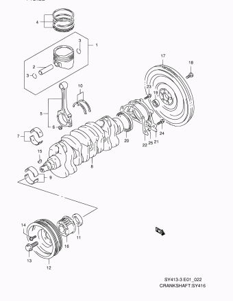 Baleno/Esteem SY416 SY416-4