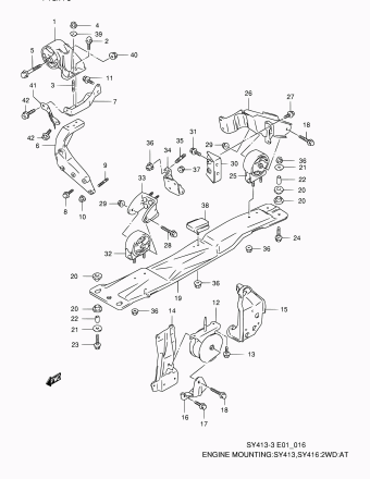 Baleno/Esteem SY416 SY416-4