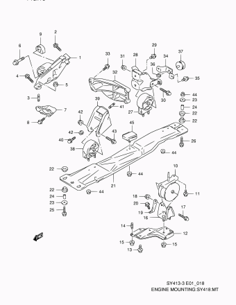 Baleno/Esteem SY418 SY418-5