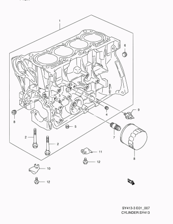 Baleno/Esteem SY413 SY413-3