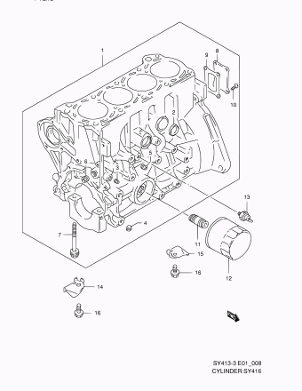 Baleno/Esteem SY416 SY416-4