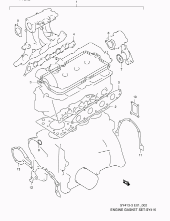 Baleno/Esteem SY416 SY416-4