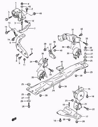 Baleno/Esteem SY416 SY416 (E03,E28,E33,E60:MY 1998)