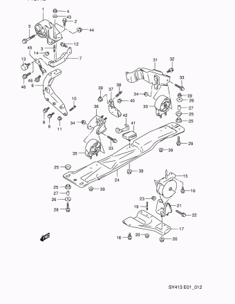 Baleno/Esteem SY416 SY416 (E01)
